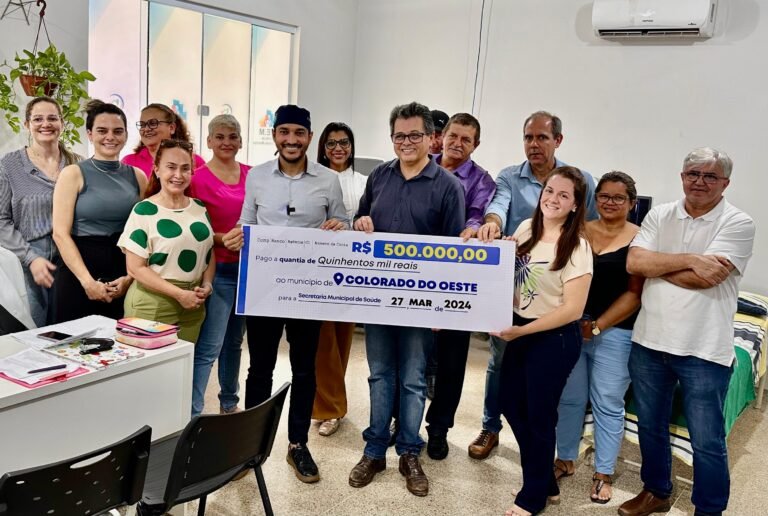 Dr. Fernando Máximo destina R$ 500 mil para a saúde em Colorado do Oeste