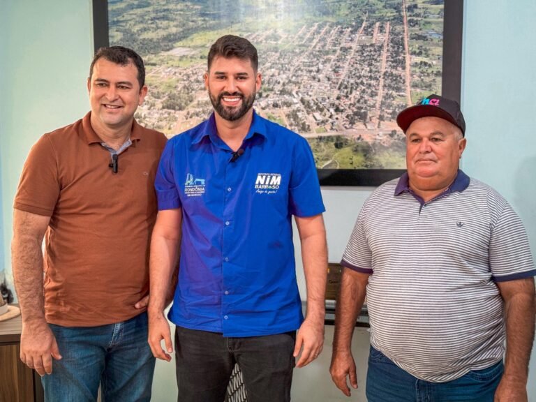 Prefeito de Urupá recebe deputado Nim Barroso