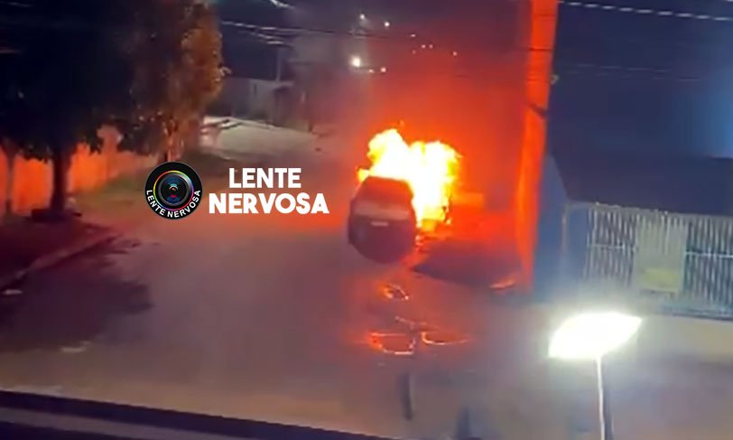 Dupla é presa após destruir caminhonete em golpe de seguro na zona sul de Porto Velho - VEJA VÍDEO