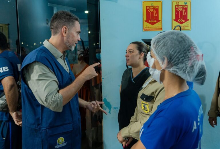 Prefeito Léo Moraes visita Unidades de Pronto Atendimento acompanhado dos profissionais da Força Nacional do SUS