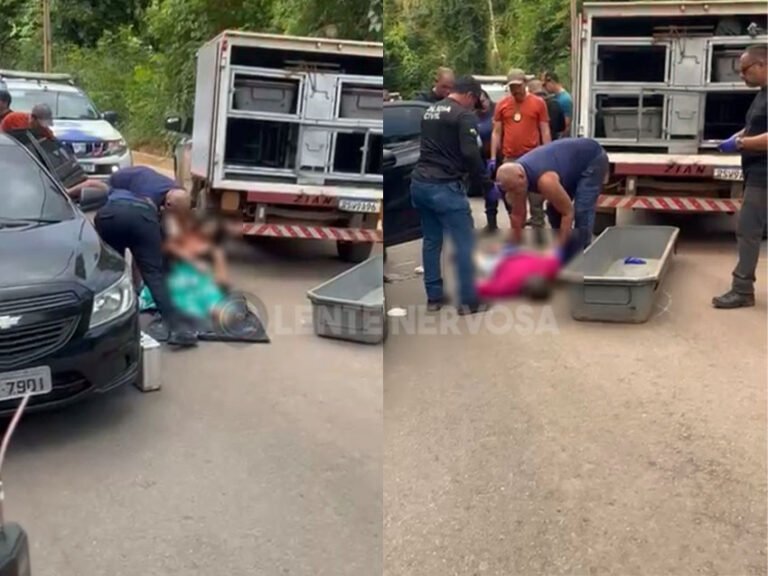 Homem com três mandados de prisão e mulher são encontrados mortos dentro de carro na zona sul da capital – VÍDEO
