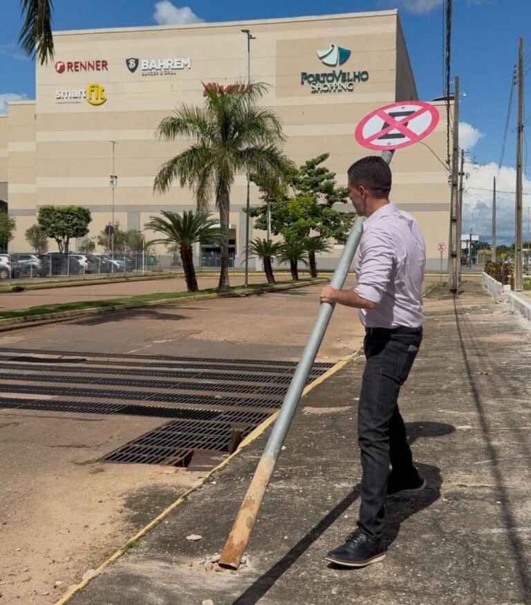 Prefeito Léo Moraes cumpre promessa e libera estacionamento em rua no entorno do Porto Velho Shopping – VÍDEO