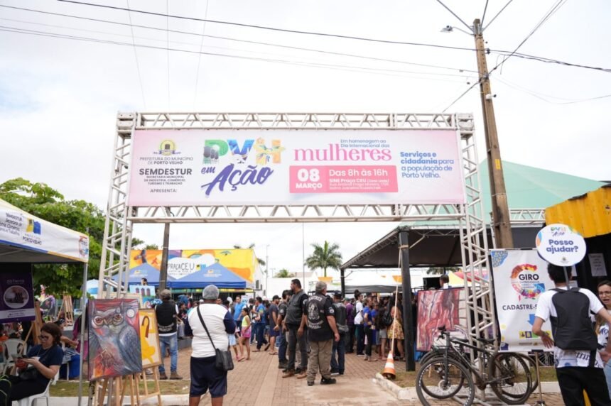 Projeto PVH em Ação leva serviços, diversão e cultura para as mulheres da capital