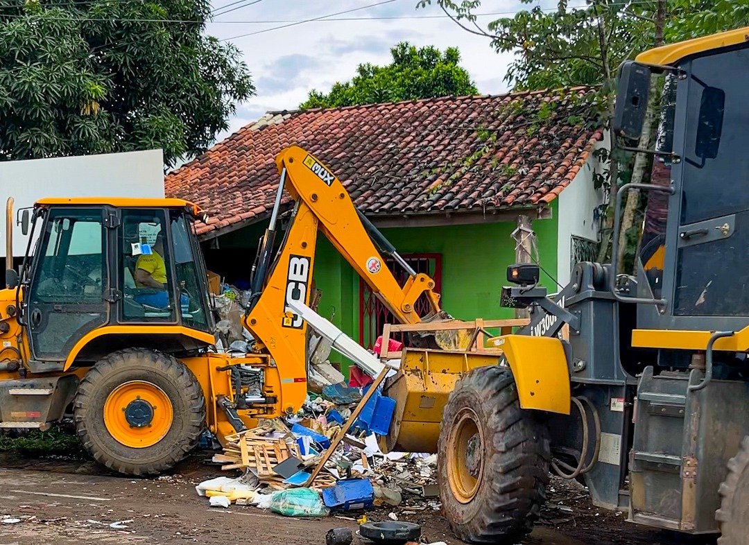 Mais de 250 toneladas de lixo são retiradas de residência em Porto Velho