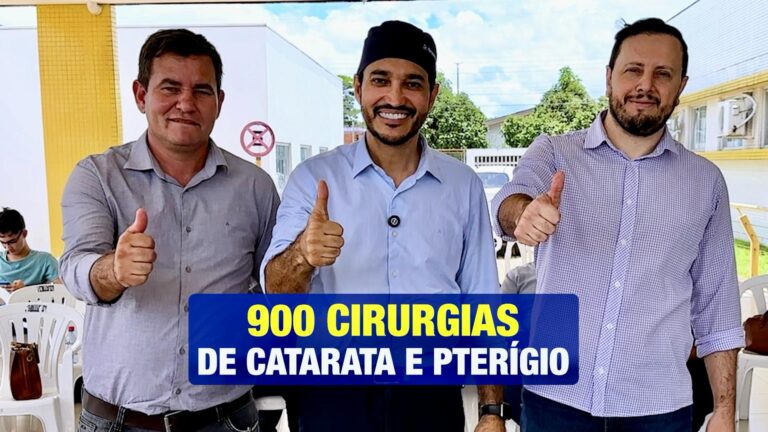 Dr. Fernando Máximo, em parceria com o Delegado Flori, zera a fila de catarata e pterígio do Cone Sul