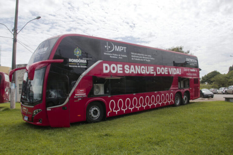 Unidade Móvel de Coleta de Sangue será inaugurada em Rondônia para ampliar doações