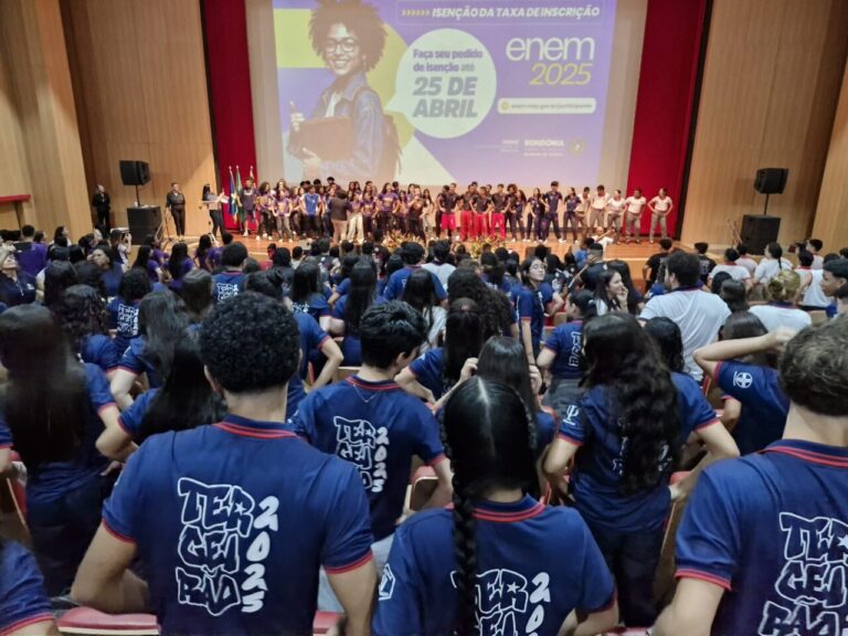 Governo de RO lança Aulão preparatório ao Enem 2025 e mobiliza milhares de estudantes em Porto Velho