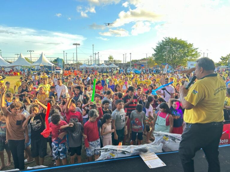 Mega ação do Maio Amarelo reúne centenas de pessoas no Parque do Abobrão em Porto Velho