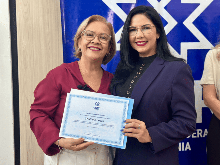 Cristiane Lopes participa da entrega de reforma no Campus da UNIR