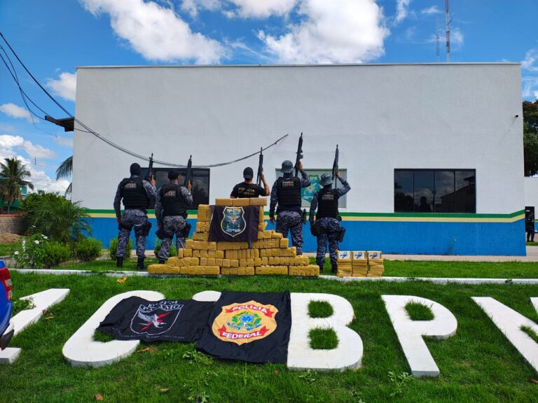 PF, PM/RO e Exército Brasileiro prendem casal com grande quantidade de drogas em ação conjunta na BR-429