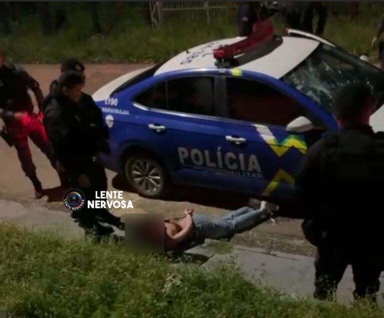 TRANSTORNADA – Estudante de medicina é presa após causar acidentes e danificar viatura da PM – VÍDEO