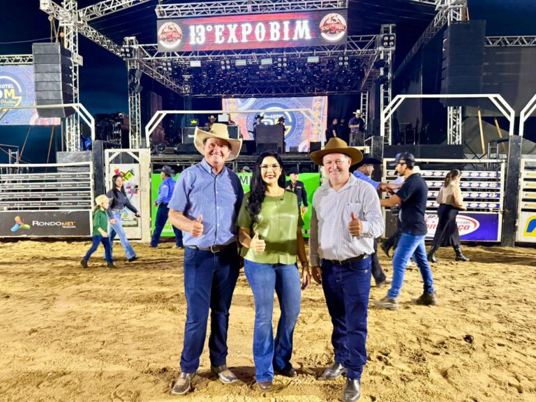 Cristiane Lopes prestigia Expobim 2025 e destaca investimentos no agro, saúde e educação no município de Cujubim