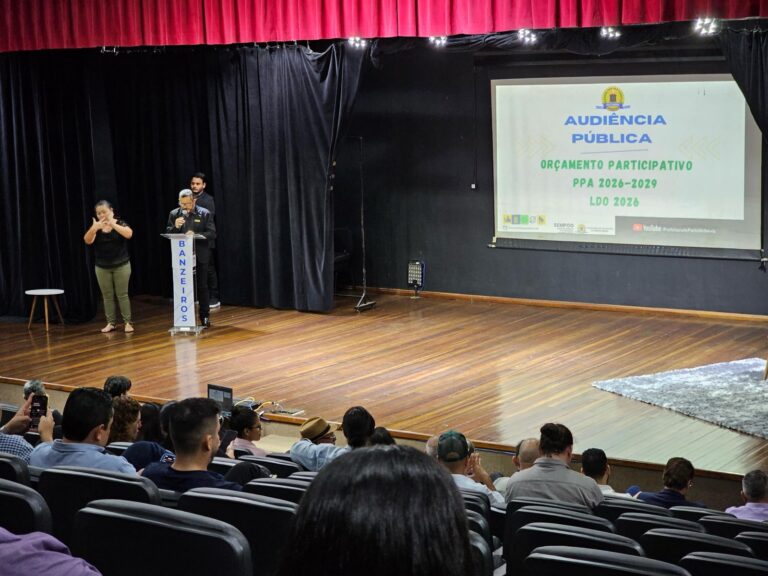 Prefeitura realiza hoje (5) audiência pública para debater propostas de infraestrutura e desenvolvimento urbano