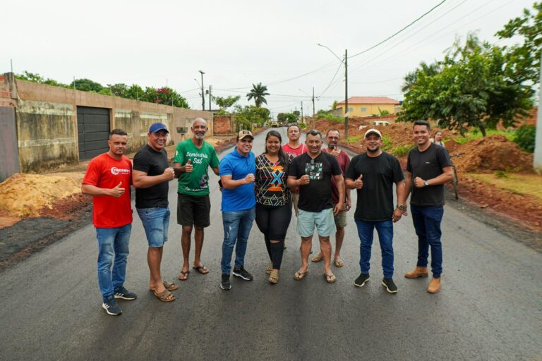 Vereador Edimilson Dourado conquista asfaltamento da Rua Tailândia no Bairro Cidade Nova