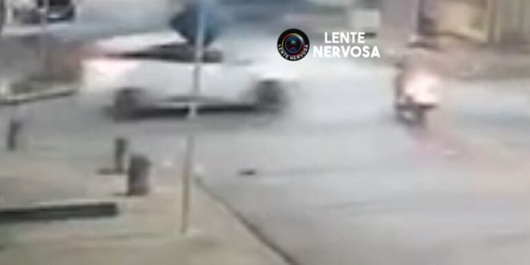 Câmera flagrou acidente que resultou em morte de motociclista na zona sul – VEJA O VÍDEO