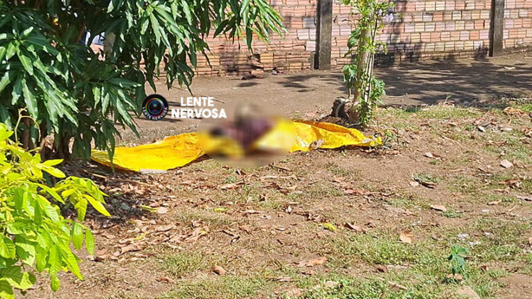 Corpo de homem morto a pauladas e enrolado em lona é encontrado por mulher em calçada no Bairro Nova Porto Velho