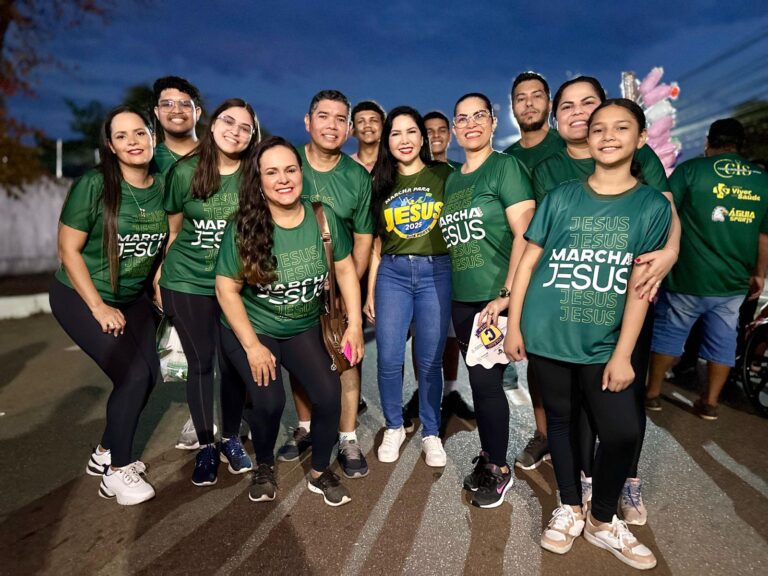 Com recurso da deputada federal Cristiane Lopes, Marcha para Jesus 2025 reúne multidão em Porto Velho