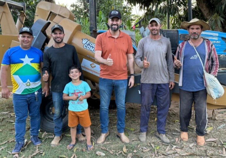 Nim Barroso e vereador Francivan acompanham o avanço da agricultura familiar em Mirante da Serra