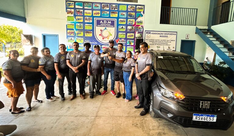 Deputado Nim Barroso participa da entrega de picape para Associação Desportiva Missões e reforça o esporte em Vilhena