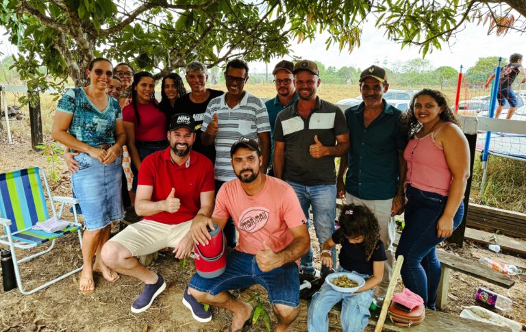 Deputado Nim Barroso participa de almoço com produtores rurais em Machadinho do Oeste