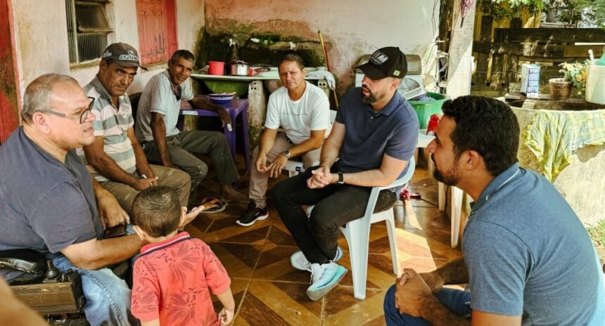 Nim Barroso visita residências em Machadinho d’Oeste ao lado de Fábio Toledo