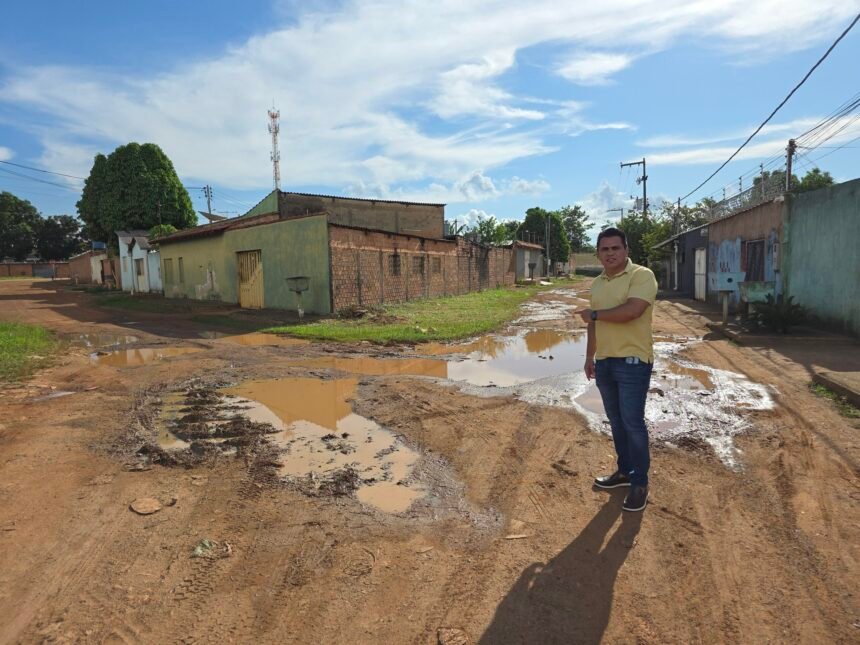 Vereador Edimilson Dourado solicita e Prefeitura realiza serviço de drenagem no bairro Castanheira