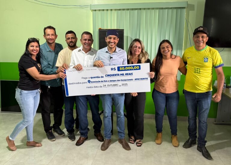 Dr. Fernando Máximo destina recursos para a APAE de Buritis