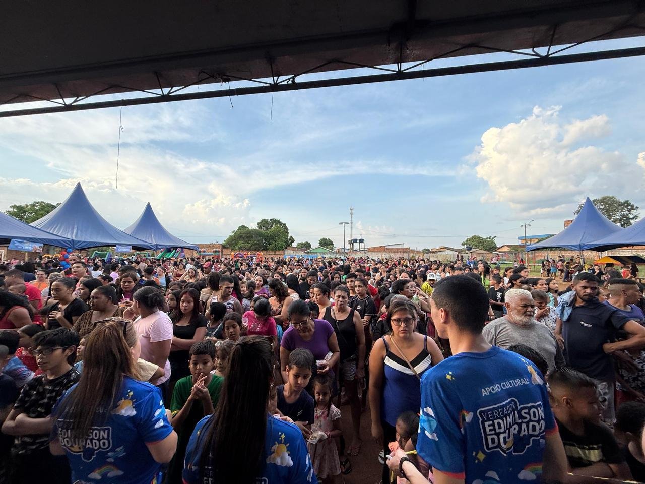 Vereador Edimilson Dourado realiza grande festa do Dia das Crianças e reúne mais de 5 mil pessoas na zona sul de Porto Velho
