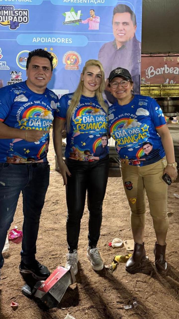 Vereador Edimilson Dourado realiza grande festa do Dia das Crianças e reúne mais de 5 mil pessoas na zona sul de Porto Velho