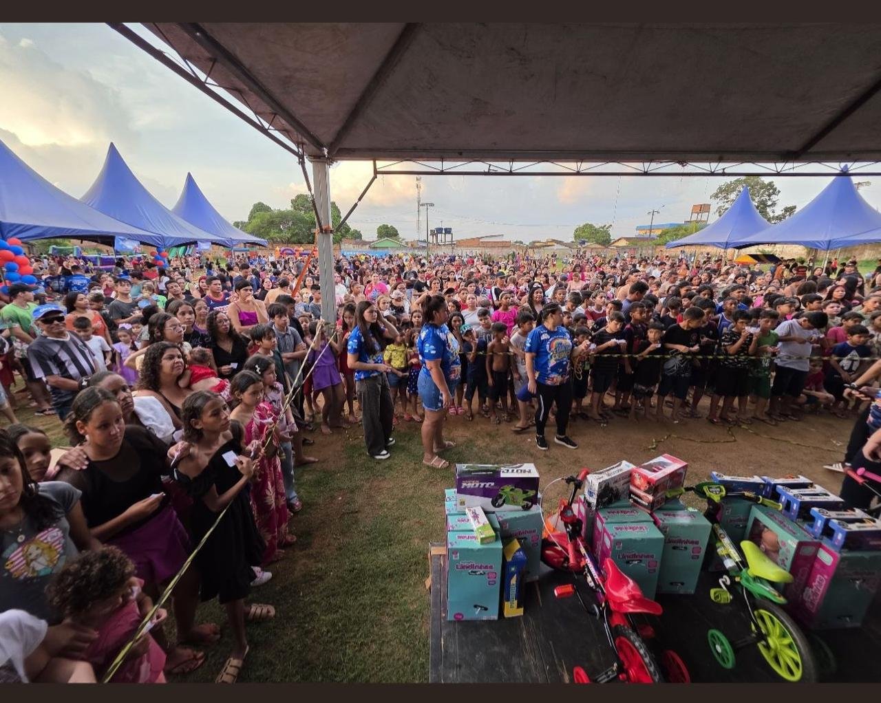 Vereador Edimilson Dourado realiza grande festa do Dia das Crianças e reúne mais de 5 mil pessoas na zona sul de Porto Velho