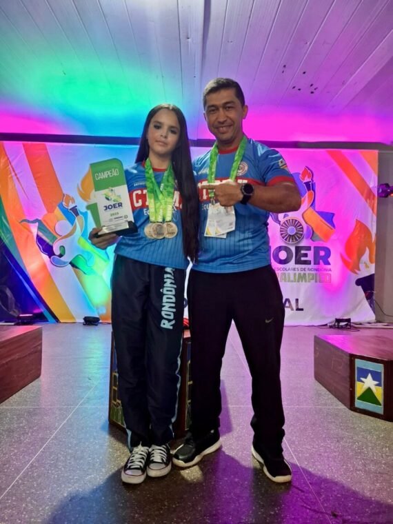 Estudante de Guajará-Mirim, é tricampeã de ciclismo nos Jogos Escolares de Rondônia