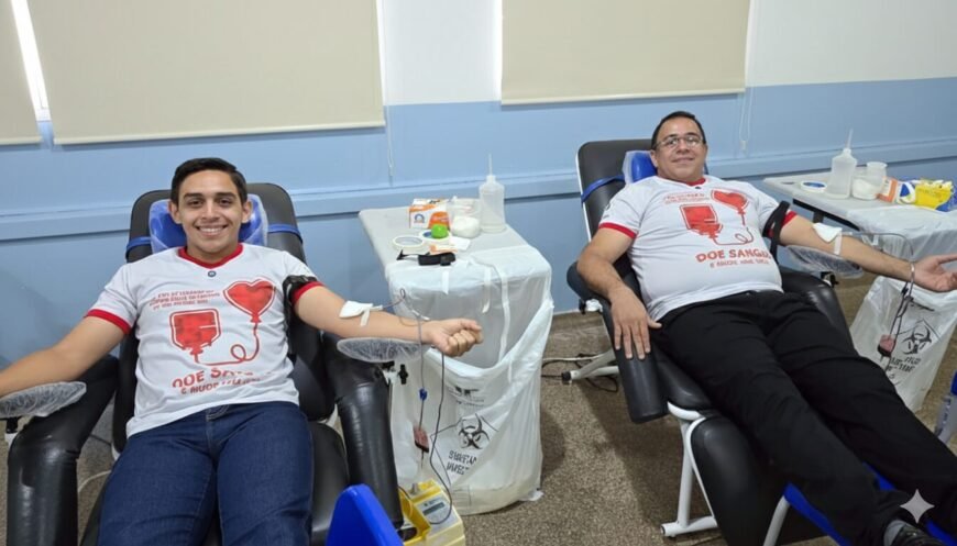 Coleta Itinerante reúne 198 voluntários durante ação de doação de sangue em São Miguel do Guaporé