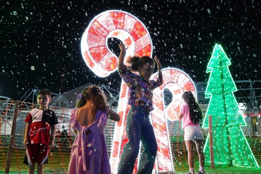 natal Mais de 103 mil pessoas passaram pelo Parque da Cidade desde a abertura do Natal