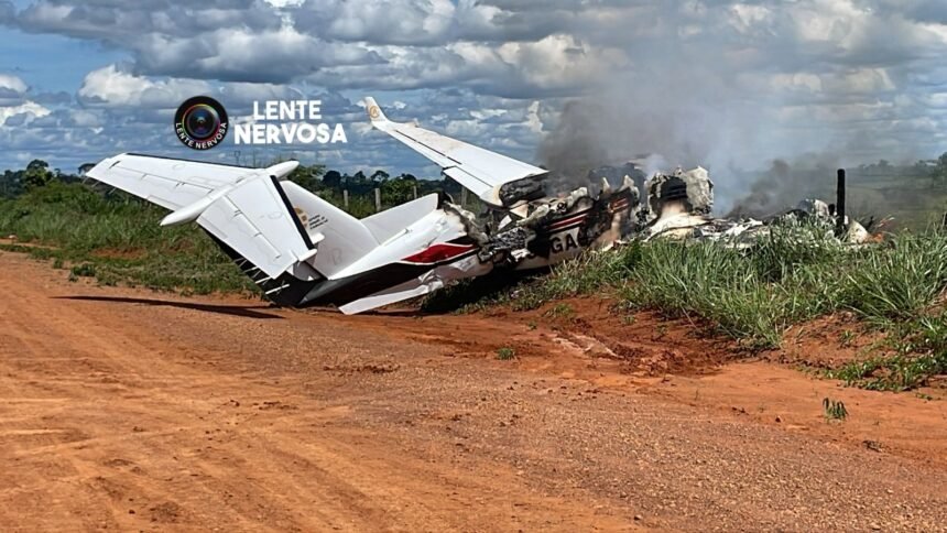 PEGOU FOGO - Avião com deputado Maurício Carvalho e vereador Márcio Pacele cai em distrito de Porto Velho