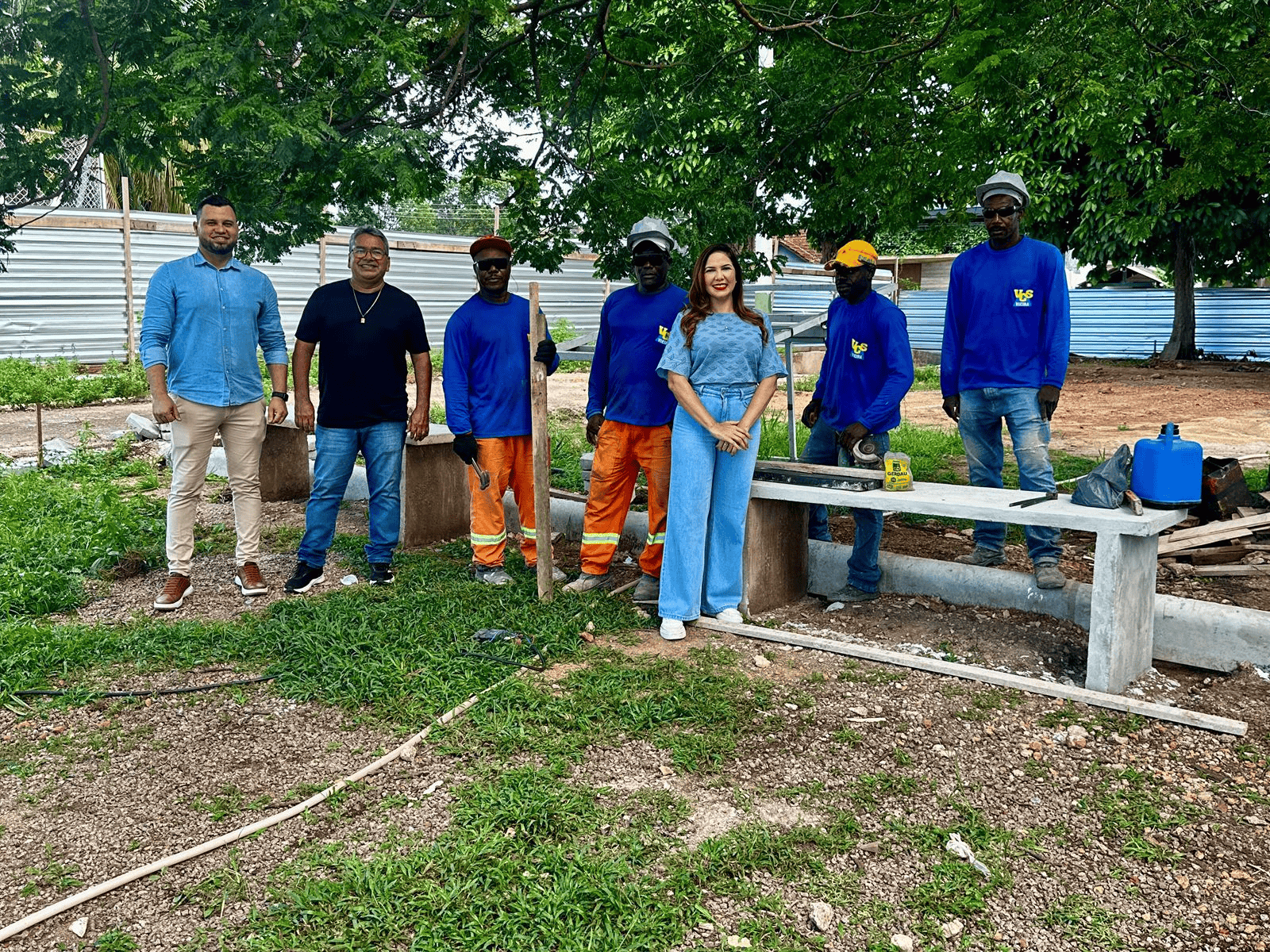 DENTRO DA MATERIA DEROCHE Deputada federal Cristiane Lopes acompanha andamento das obras no Complexo Deroche Pequeno Franco, em Porto Velho