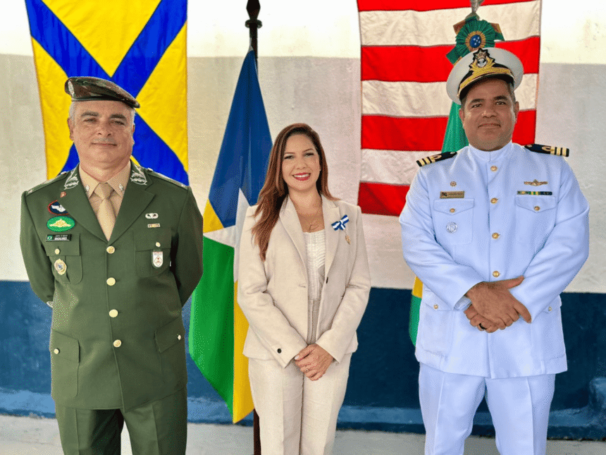 Deputada Federal Cristiane Lopes recebe Medalha Amiga da Marinha em Porto Velho