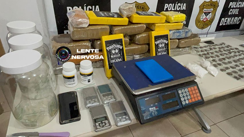 Operação do Denarc desarticula ponto de armazenamento de drogas no bairro Socialista