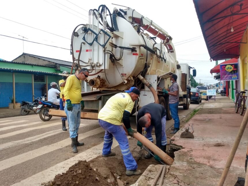 Hidrojato reforça limpeza da drenagem para prevenir alagamentos em Porto Velho 1 Hidrojato reforça limpeza da drenagem para prevenir alagamentos em Porto Velho