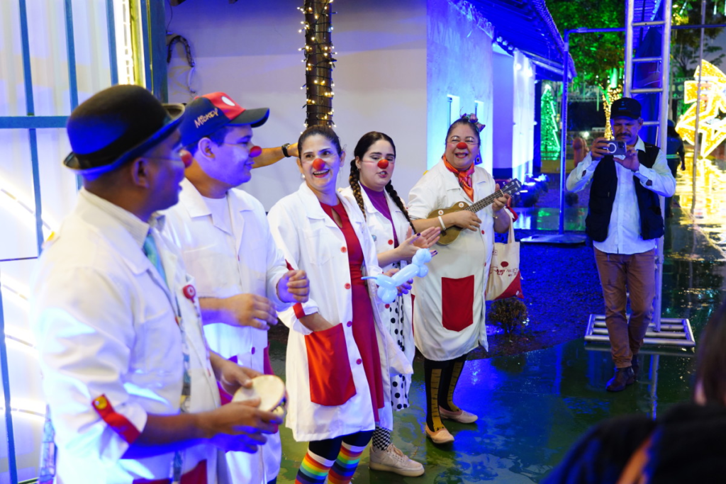 Crianças do Cosme e Damião participam de programação do Natal Porto Velho Luz