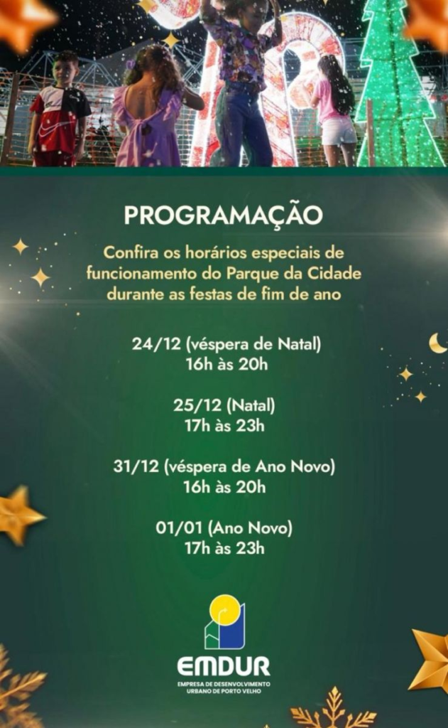 Parque da Cidade mantém programação especial e sorteio de motocicleta nesta quinta-feira (25)