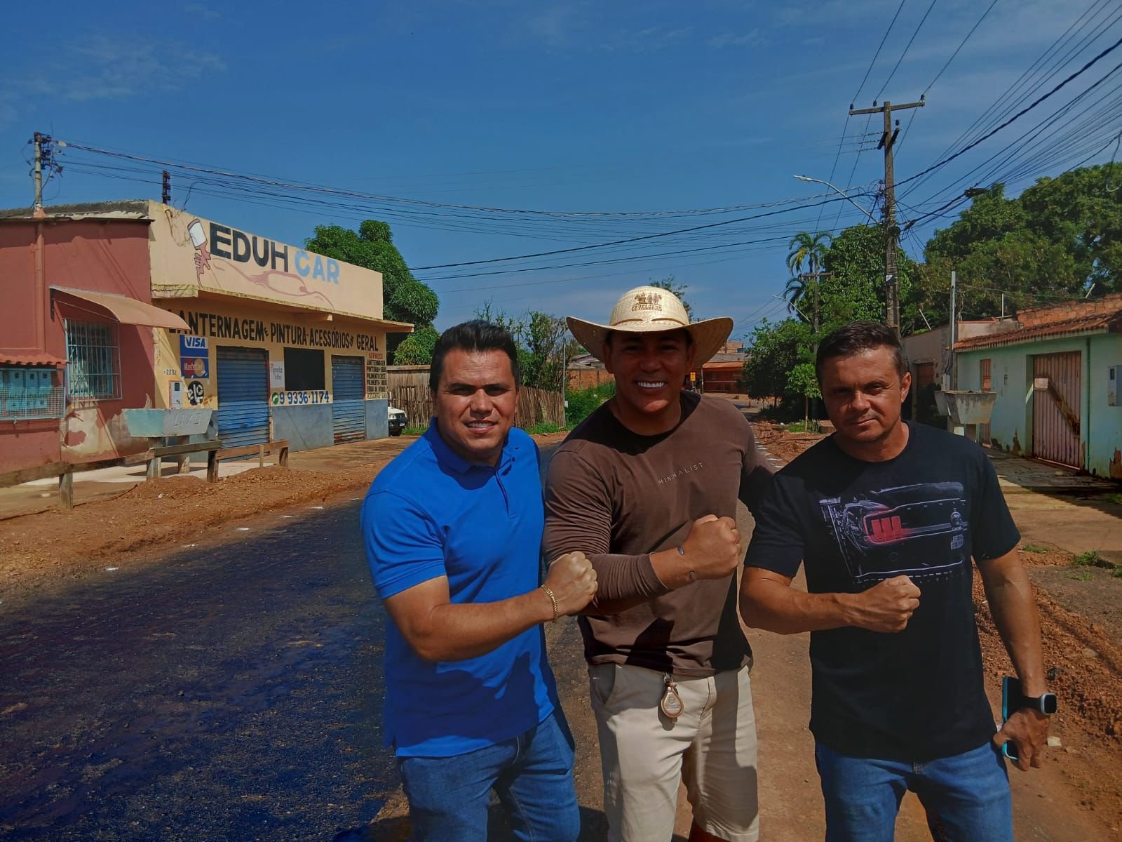 lucilo4 Vereador Edimilson Dourado garante pavimentação de mais uma rua no bairro Castanheira