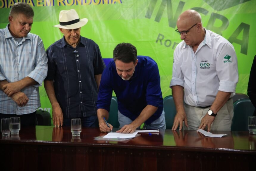 Porto Velho firma parceria com Incra para acelerar regularização fundiária urbana e rural 1 Porto Velho firma parceria com Incra para acelerar regularização fundiária urbana e rural