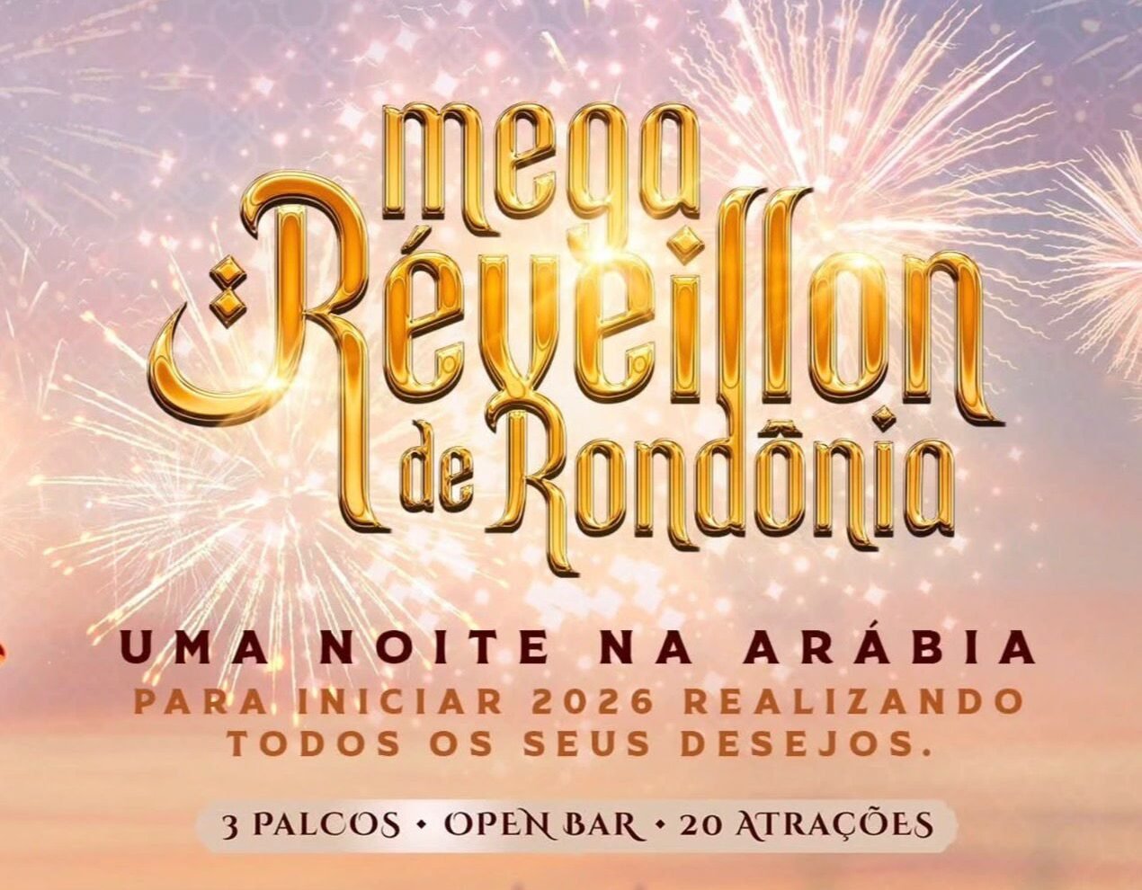 TUDO PRONTO - Mega Réveillon Vip Club e Pisa Menos promete virada do ano com conforto e música para todos os gostos