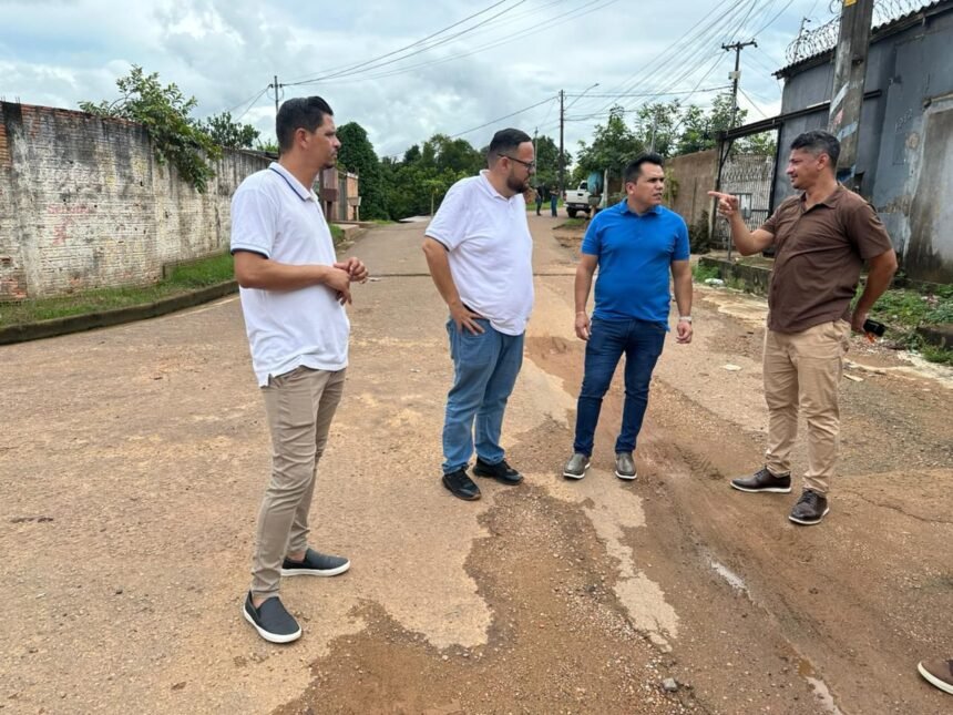 Vereador Edimilson Dourado reforça compromisso com a zona sul e cobra melhorias para o Bairro Areia Branca