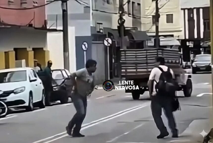 Motociclista é morto a golpes de canivete durante briga de trânsito em Varginha - VEJA O VÍDEO