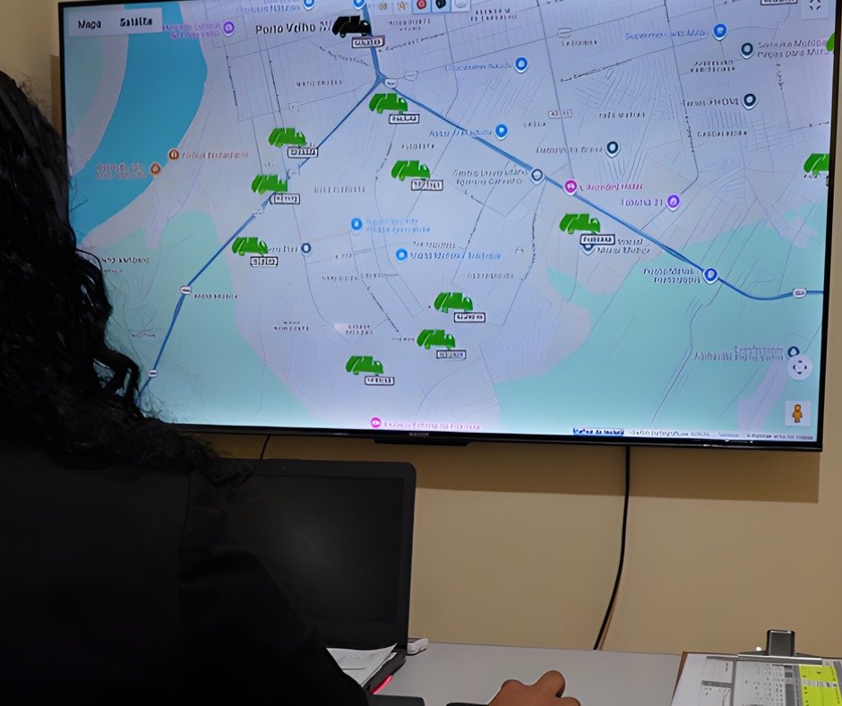 Monitoramento 24h e uso de GPS garantem execução das rotas de coleta em Porto Velho