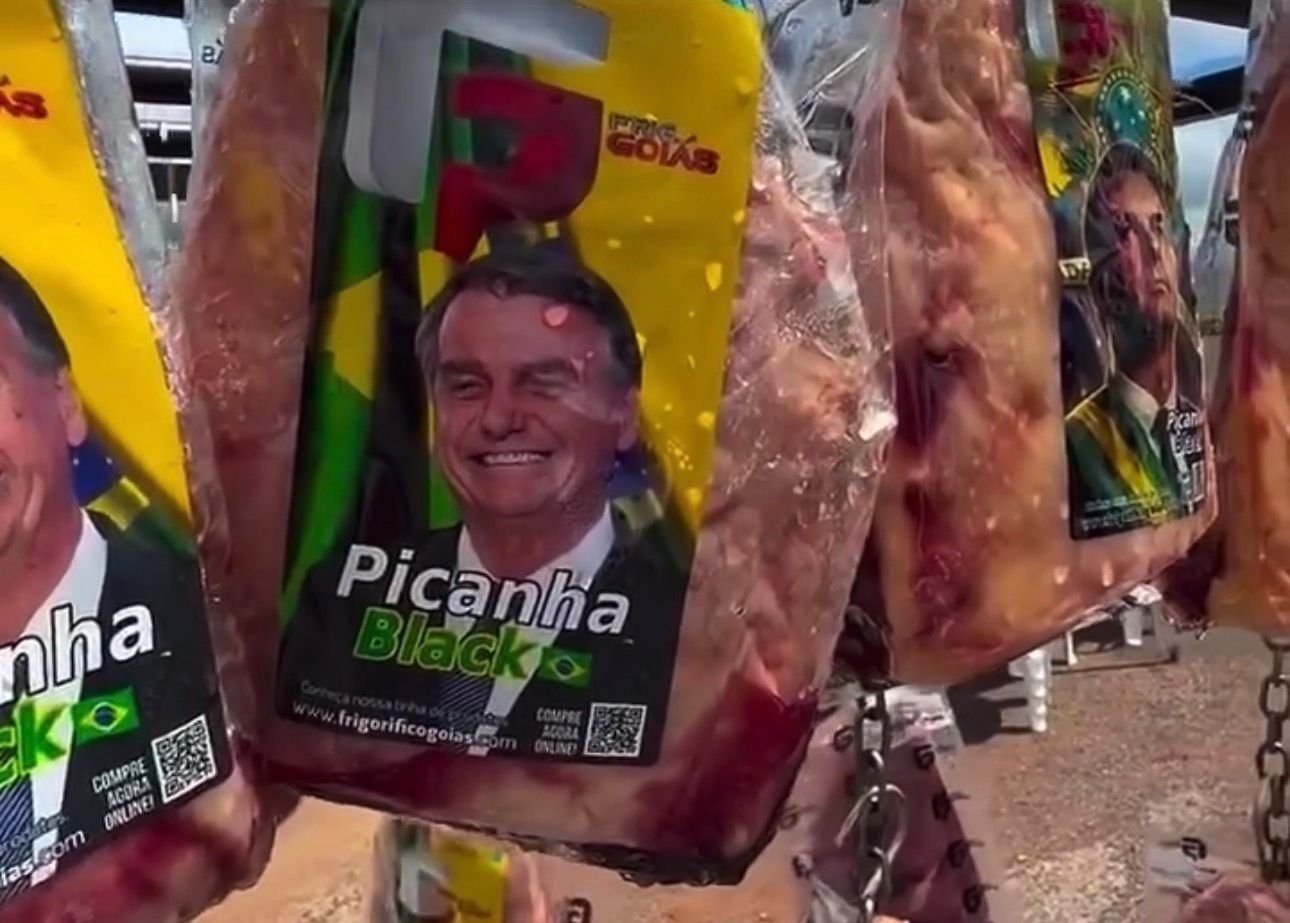 CAMINHADA PELA LIBERDADE - Grupo prepara churrasco com dezenas de peças de picanha para deputados e apoiadores de Jair Bolsonaro - VÍDEO