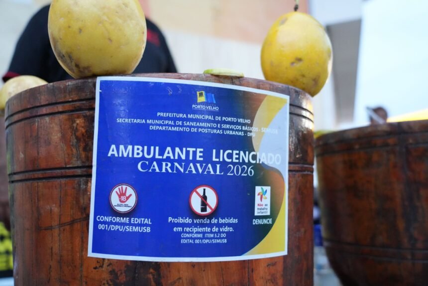 Ambulantes melhoram renda no Carnaval 2026 de Porto Velho