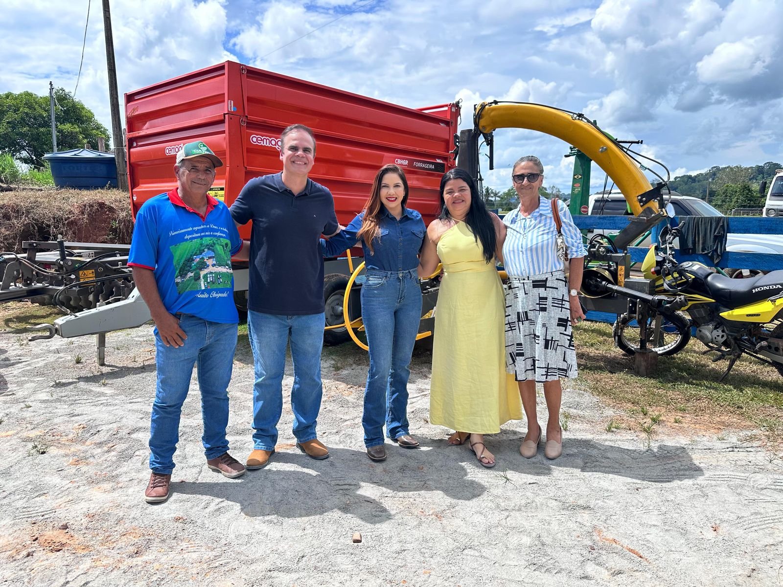 Agricultura fortalecida: deputada federal Cristiane Lopes viabiliza entrega de implementos e impulsiona produção rural em Jaru
