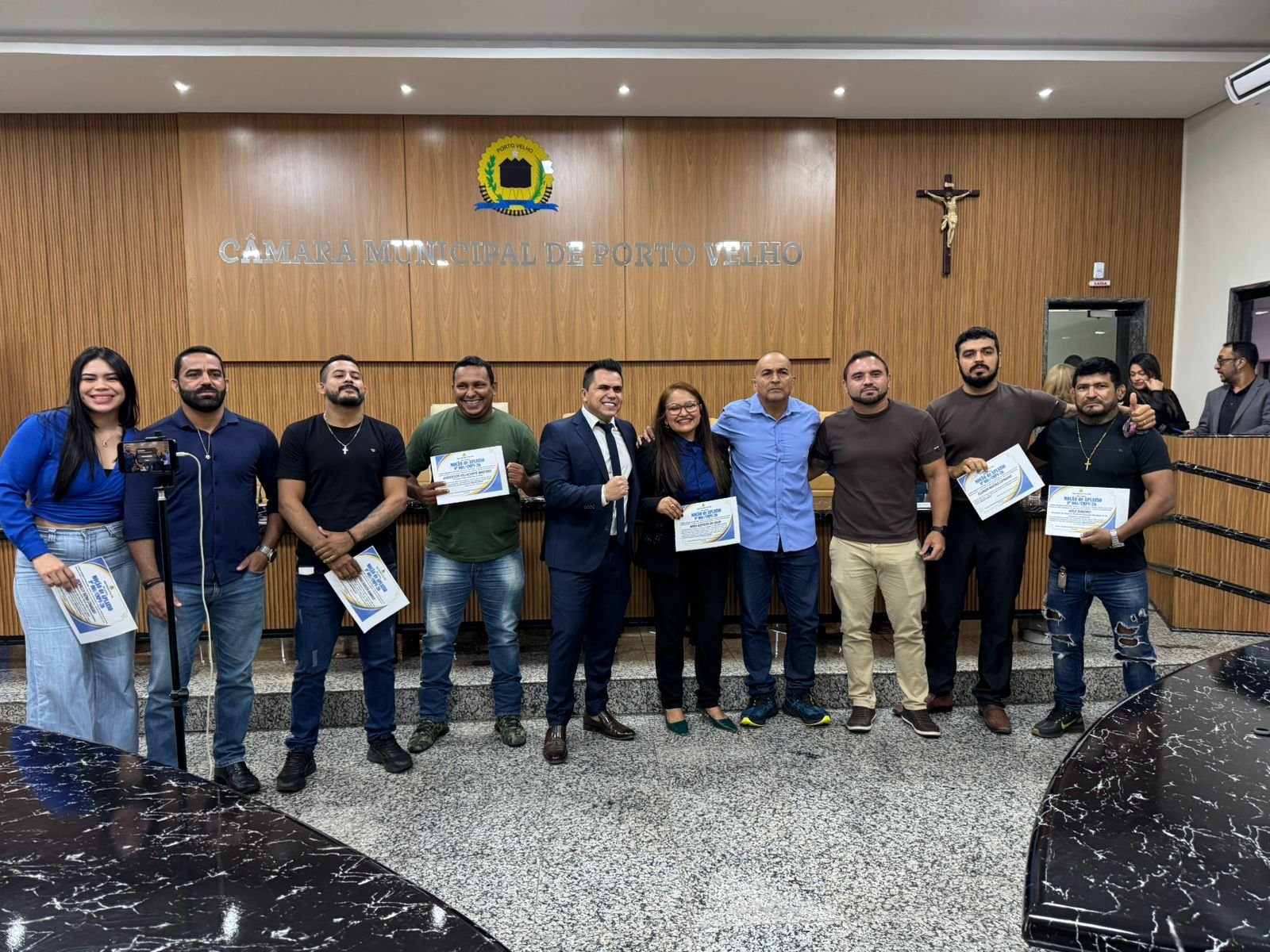 dourado4 Vereador Edimilson Dourado presta homenagem a mestre de artes marciais por contribuição ao esporte em Rondônia